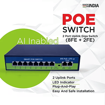 PoE Fast Ethernet Switch , 802.3Af/At Poe+ 100Mbps, Built-In Power, Extend To 250Meter, Unmanaged Metal Plug And Play PoE Fast Ethernet Switch , 802.3Af/At Poe+ 100Mbps, Built-In Power, Extend To 250Meter, Unmanaged Metal Plug And Play