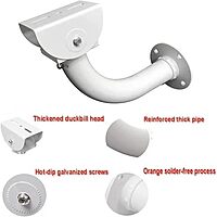 Dual CCTV Camera L-Shaped Mount Bracket, Adjustable with 1 to 2 Horizontal Cross Bar for Dome/IP/Surveillance Cameras Dual CCTV Camera L-Shaped Mount Bracket, Adjustable with 1 to 2 Horizontal Cross Bar for Dome/IP/Surveillance Cameras