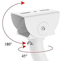 Dual CCTV Camera L-Shaped Mount Bracket, Adjustable with 1 to 2 Horizontal Cross Bar for Dome/IP/Surveillance Cameras Dual CCTV Camera L-Shaped Mount Bracket, Adjustable with 1 to 2 Horizontal Cross Bar for Dome/IP/Surveillance Cameras