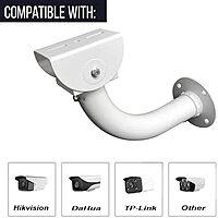 Dual CCTV Camera L-Shaped Mount Bracket, Adjustable with 1 to 2 Horizontal Cross Bar for Dome/IP/Surveillance Cameras Dual CCTV Camera L-Shaped Mount Bracket, Adjustable with 1 to 2 Horizontal Cross Bar for Dome/IP/Surveillance Cameras