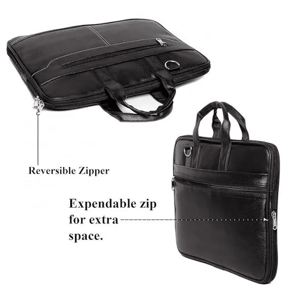 Laptop Sleeve Cover Case 17 Inch (43.18cm) with Handle Grip, Leather, with Keyboard Protector & Mouse Pad ,Compatible with MacBook, Dell, HP, Lenovo Brown and Black Laptop Sleeve Cover Case 17 Inch (43.18cm) with Handle Grip, Leather, with Keyboard Protector & Mouse Pad ,Compatible with MacBook, Dell, HP, Lenovo Brown and Black