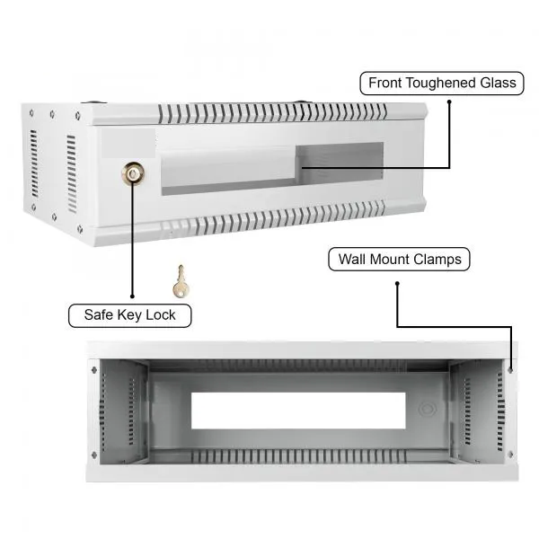 CCTV/DVR Cabinet Box/Network Rack/NVR - Server Rack/CCTV Camera Box with Lock/dvr Box for CCTV - Metal