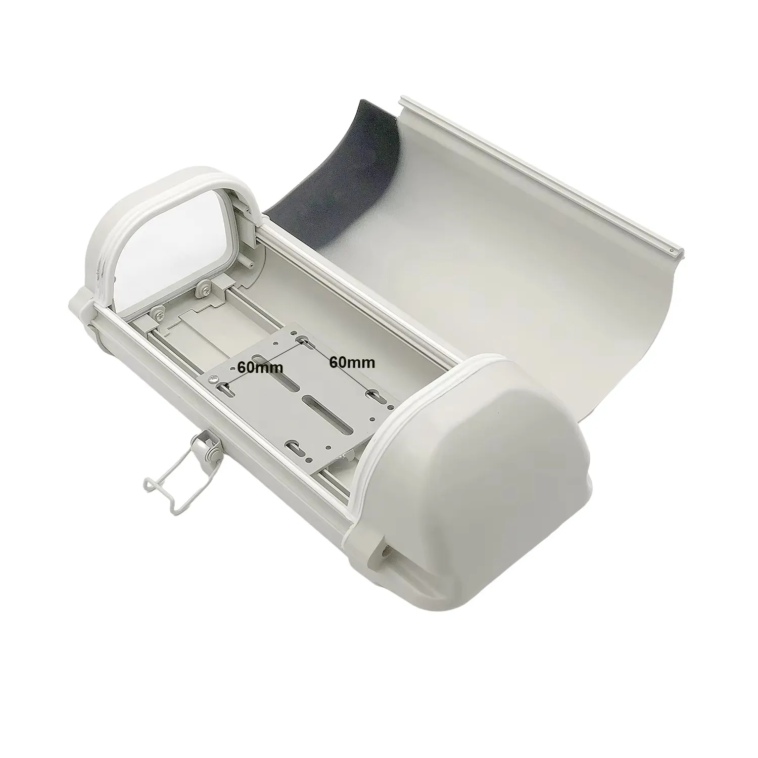 CCTV Security Camera housing , Waterproof/Dustproof/Rainproof Bullet Camera Enclosure for Outdoor Mounting Purpose, Size - 10" (25.4cm) Iron-Metal with Side Locking System CCTV Security Camera housing , Waterproof/Dustproof/Rainproof Bullet Camera Enclosure for Outdoor Mounting Purpose, Size - 10" (25.4cm) Iron-Metal with Side Locking System
