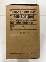 Canon NPG-59 Toner & Drum Unit for iR 2000 Series, iR 2425 – Black, High Yield, Compatible Canon NPG-59 Toner & Drum Unit for iR 2000 Series, iR 2425 – Black, High Yield, Compatible