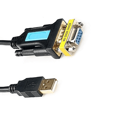USB-A(M) to RS-232 DB9 Serial Cable, 9-Pin Male with Advanced Chipset - 1.5M