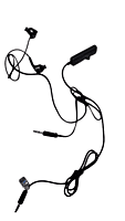 Detachable Wired Earphone with Dual 3.5mm Jacks and Mic Detachable Wired Earphone with Dual 3.5mm Jacks and Mic