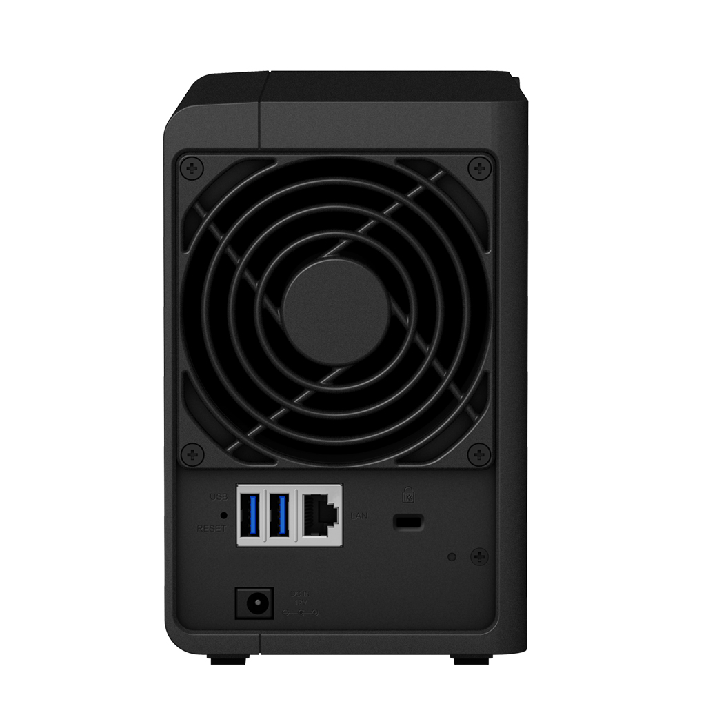 Synology DiskStation DS218 2-Bay NAS | Quad-Core CPU | 2GB DDR4 RAM | 4K Video Transcoding | Ideal for Home & Small Office Storage