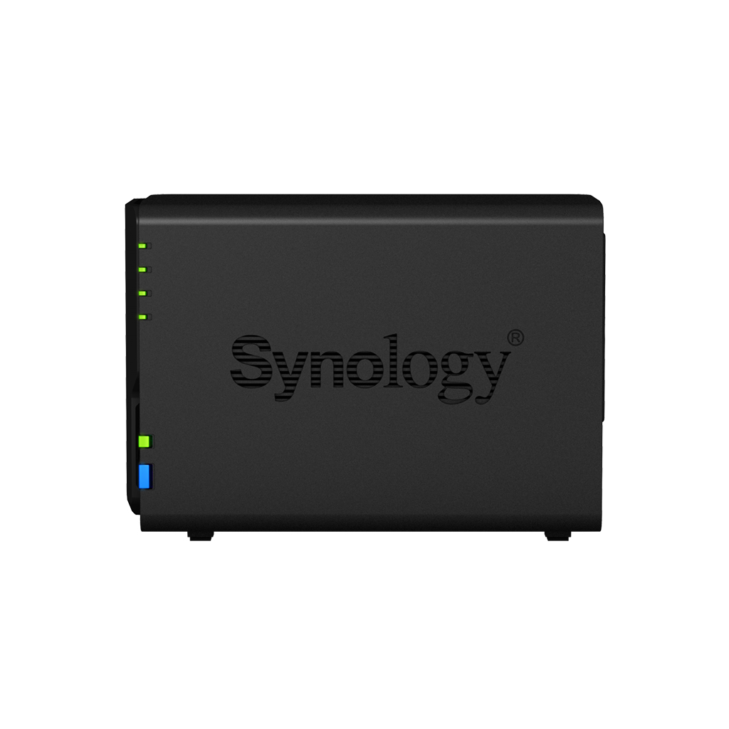Synology DiskStation DS218 2-Bay NAS | Quad-Core CPU | 2GB DDR4 RAM | 4K Video Transcoding | Ideal for Home & Small Office Storage