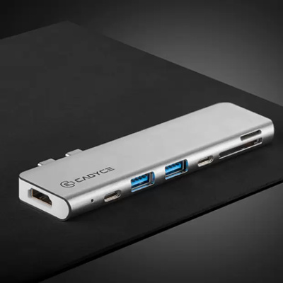 Dual USB-C Mini Docking Station (HDMI 4K Female x 1 : USB 3.0 ports x 2 : USB-C™ Female x 2 : SD Card Slot x 1 : Micro SD Card Slot x 1 Dual USB-C Mini Docking Station (HDMI 4K Female x 1 : USB 3.0 ports x 2 : USB-C™ Female x 2 : SD Card Slot x 1 : Micro SD Card Slot x 1