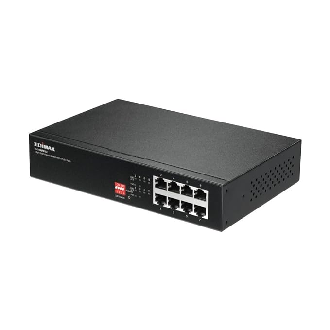 EDIMAX 8P FAST ETHERNET SWITCH+4POE