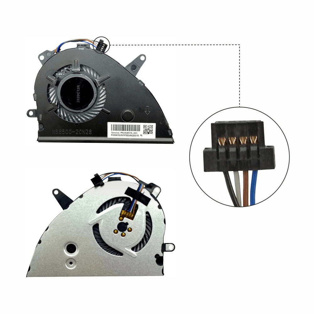 Laptop CPU Cooling Fan For HP Pavilion 15T-CS 15-CW 15-CS Big Series