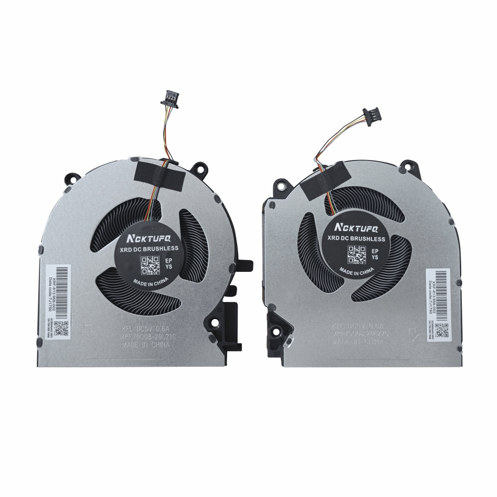 Laptop CPU Cooling Fan For HP Victus 16D 16E 80W Pair Series