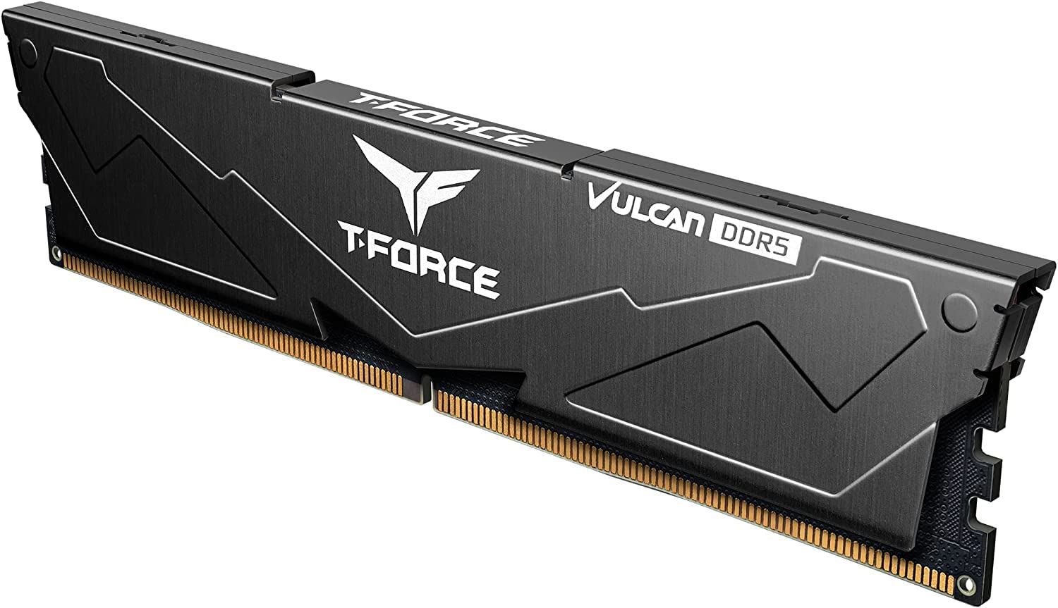 TeamGroup T-Force Vulcan DDR5 UDIMM Desktop Gaming Memory, Metal Heatsink, ECC, XMP 3.0/AMD Expo, Compatible with Intel/AMD CPU, High Performance, Low Latency RAM