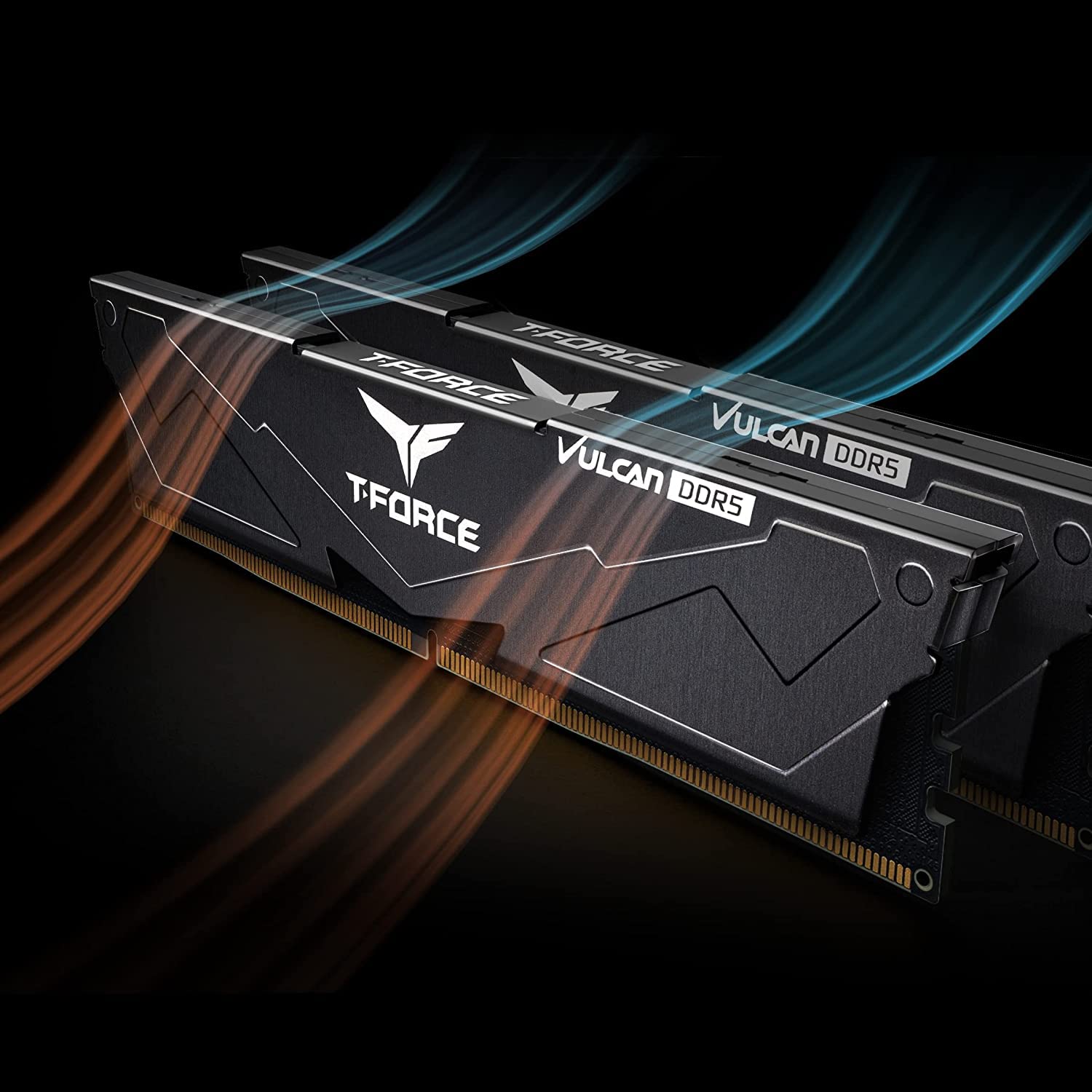 TeamGroup T-Force Vulcan DDR5 UDIMM Desktop Gaming Memory, Metal Heatsink, ECC, XMP 3.0/AMD Expo, Compatible with Intel/AMD CPU, High Performance, Low Latency RAM