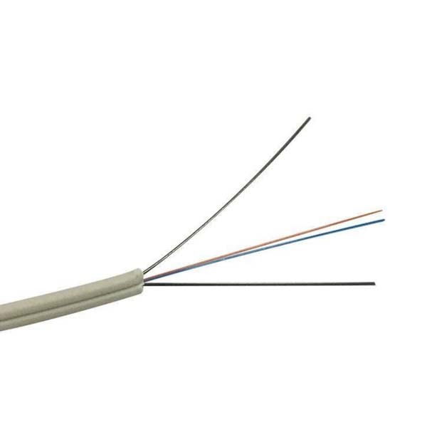 FTTH 2 Core Drop Cable , Indoor Fiber Optic Cable for High-Speed Connectivity FTTH 2 Core Drop Cable , Indoor Fiber Optic Cable for High-Speed Connectivity