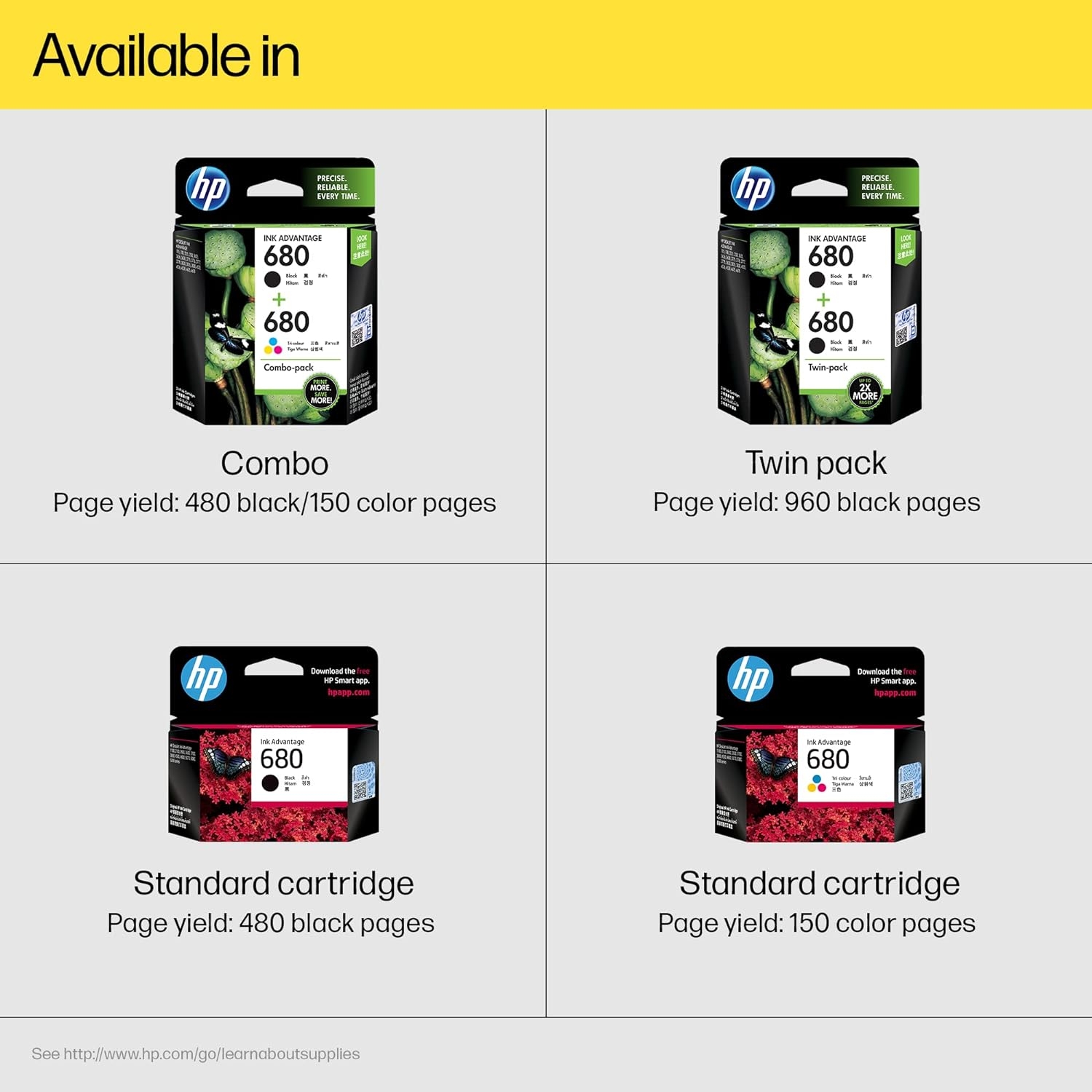 HP 680 Original Ink Advantage Cartridge For HP DeskJet Ink Advantage 2135 All-in-One Printer(F5S29B) HP 680 Original Ink Advantage Cartridge For HP DeskJet Ink Advantage 2135 All-in-One Printer(F5S29B)