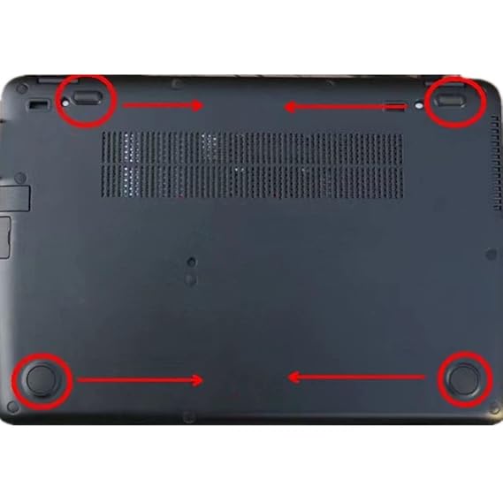 Laptop Bottom Base Rubber Foot Strips For HP 840/820/850 G3 G4 745/725/755 G3 G4 Laptop Bottom Base Rubber Foot Strips For HP 840/820/850 G3 G4 745/725/755 G3 G4