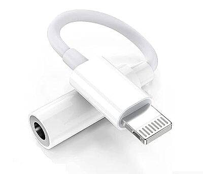 Type-C & Lightning to 3.5mm Jack Audio Adapter – Headphone Connector Cable for iPhone, Android, and USB-C Devices