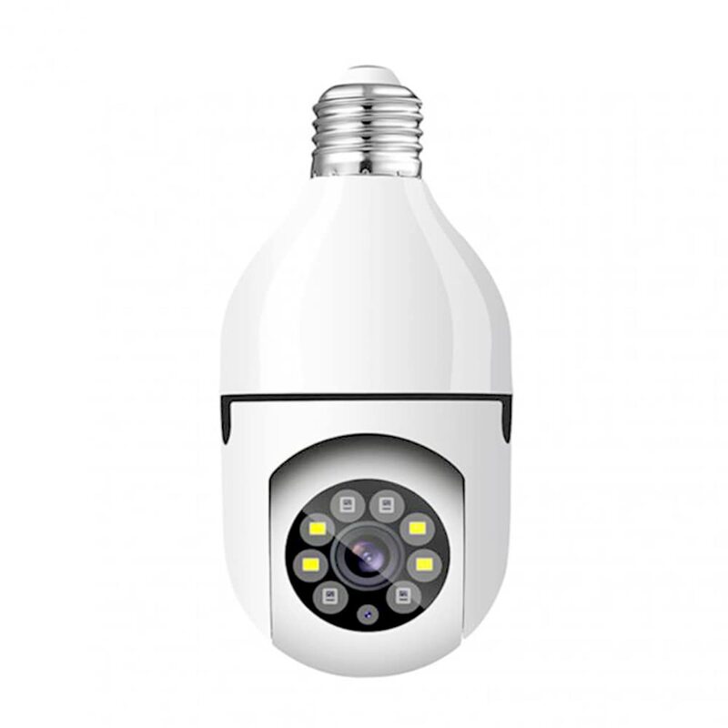 Wifi Camera | 3MP Indoor Bulb Camera Indoor 360° Smart Home Security Camera | Light Vision 24x7 Continuous Recording with Motion Sensor Wifi Camera | 3MP Indoor Bulb Camera Indoor 360° Smart Home Security Camera | Light Vision 24x7 Continuous Recording with Motion Sensor