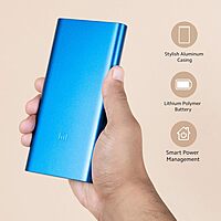 Mi 10000mAH Li-Polymer, Micro-USB and Type C Input Port, Power Bank 3i with 18W Fast Charging blue Mi 10000mAH Li-Polymer, Micro-USB and Type C Input Port, Power Bank 3i with 18W Fast Charging blue
