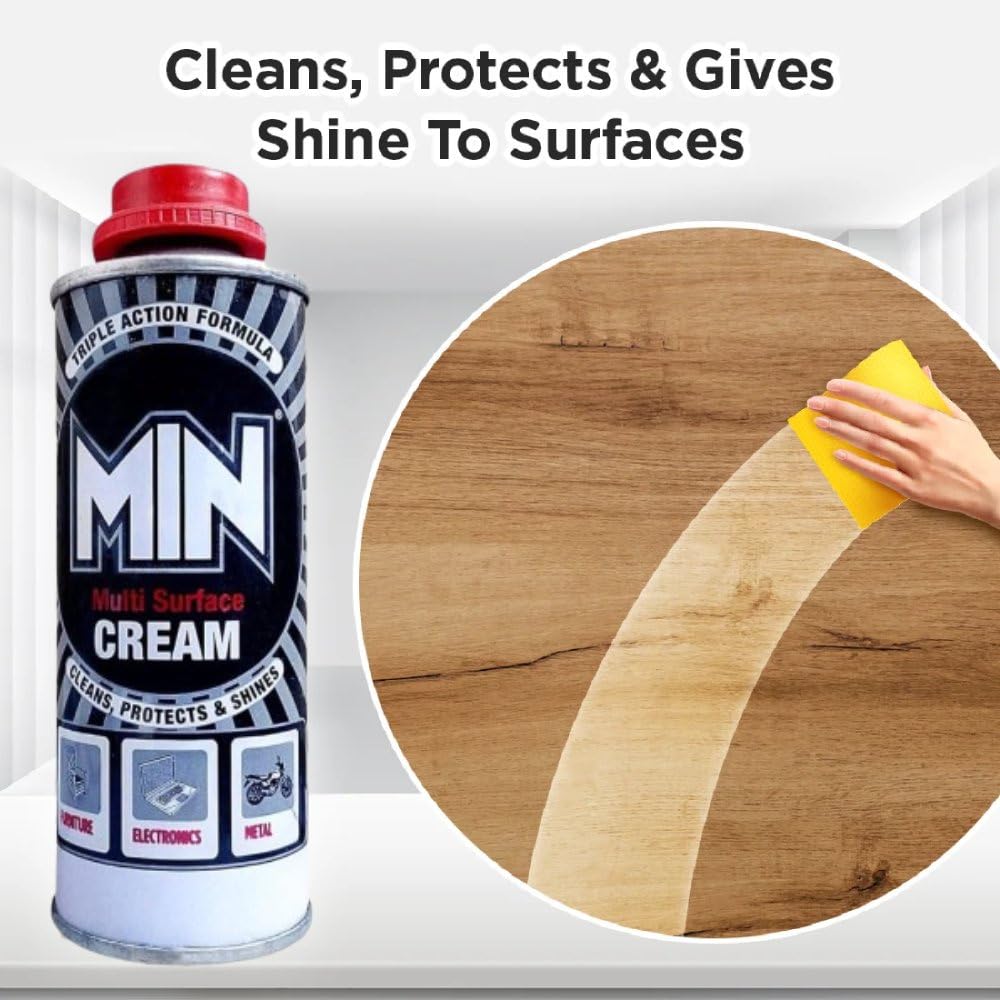 MIN Multi Surface Cream | Multipurpose Cleaning Cream for Stubborn Stains | Ideal for Kitchen, Bathroom, and More | Easy & Effective Cleaning Solution (100g) MIN Multi Surface Cream | Multipurpose Cleaning Cream for Stubborn Stains | Ideal for Kitchen, Bathroom, and More | Easy & Effective Cleaning Solution (100g)
