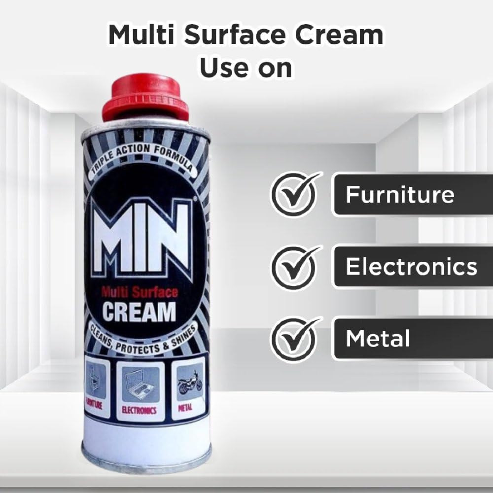 MIN Multi Surface Cream | Multipurpose Cleaning Cream for Stubborn Stains | Ideal for Kitchen, Bathroom, and More | Easy & Effective Cleaning Solution (100g) MIN Multi Surface Cream | Multipurpose Cleaning Cream for Stubborn Stains | Ideal for Kitchen, Bathroom, and More | Easy & Effective Cleaning Solution (100g)