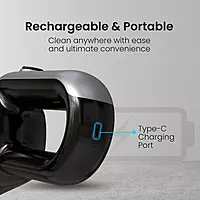 Portronics MOPCOP 3 - Portable & Handy Vacuum Cleaner with Strong Suction, Rechargeable Battery, Washable HEPA Filters and Multipurpose Nozzles Portronics MOPCOP 3 - Portable & Handy Vacuum Cleaner with Strong Suction, Rechargeable Battery, Washable HEPA Filters and Multipurpose Nozzles
