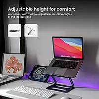 Portronics My Buddy K10 Portable Laptop Stand with Multiple Height Adjustable Angles Portronics My Buddy K10 Portable Laptop Stand with Multiple Height Adjustable Angles