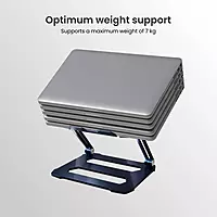 Portronics My Buddy K10 Portable Laptop Stand with Multiple Height Adjustable Angles Portronics My Buddy K10 Portable Laptop Stand with Multiple Height Adjustable Angles