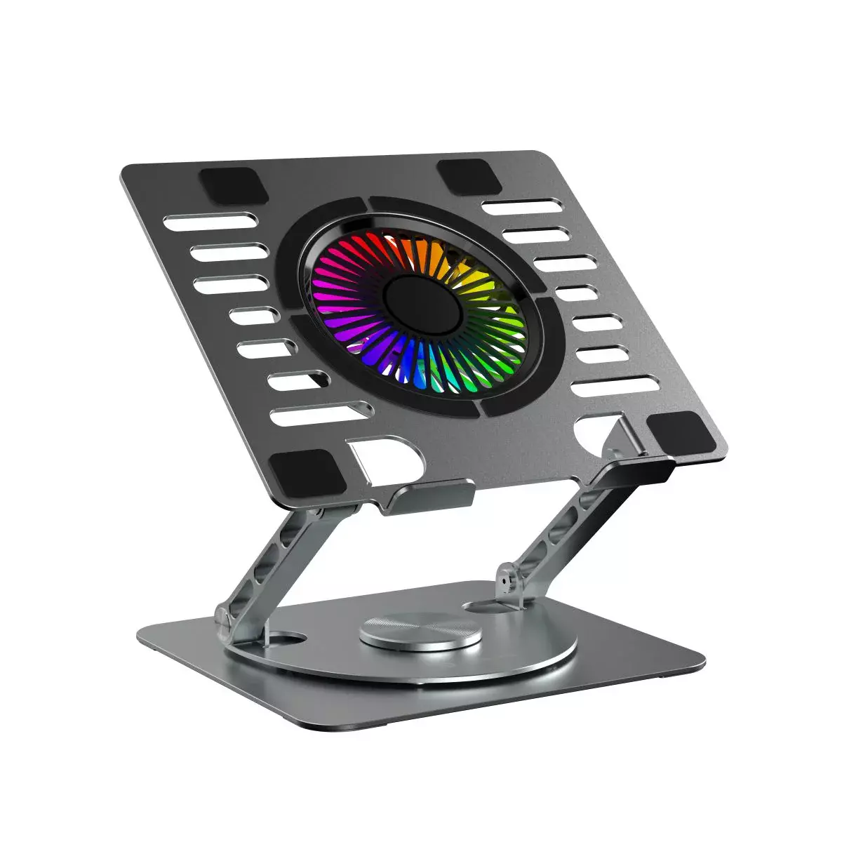My Buddy Spinlight Laptop Stand with Cooling Fan,(Silver) My Buddy Spinlight Laptop Stand with Cooling Fan,(Silver)