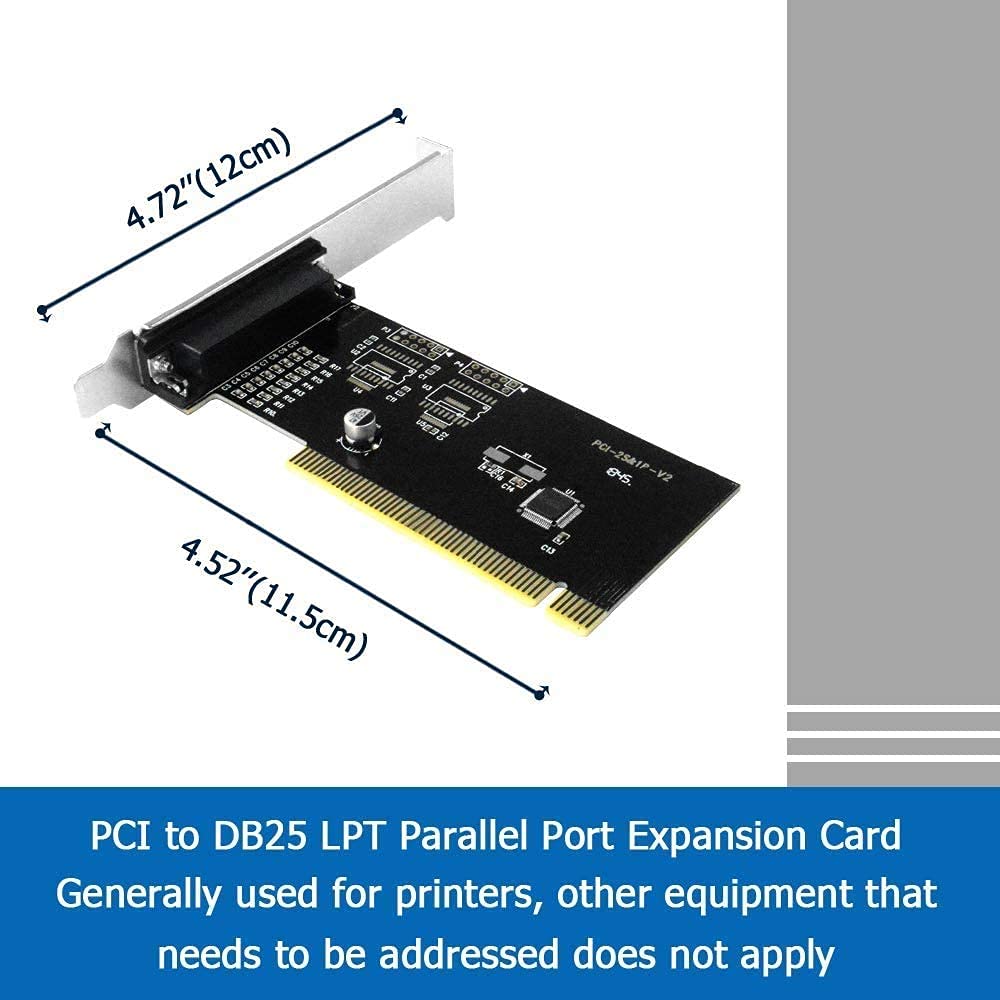 PCI LPT Parallel 25-Pin Card – Reliable Printer Connectivity