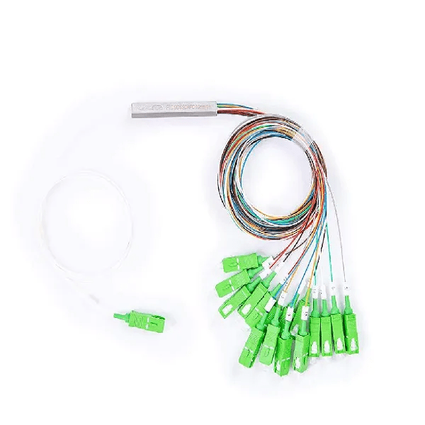 PLC Fiber Optic Splitter with SC/APC Connector –Pre-Terminated, Low Insertion Loss, FTTH, GPON, EPON Compatible