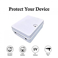 PVC Server/Network | Waterproof |Cabinet Box/Rack for CCTV POE Switch with Power Socket