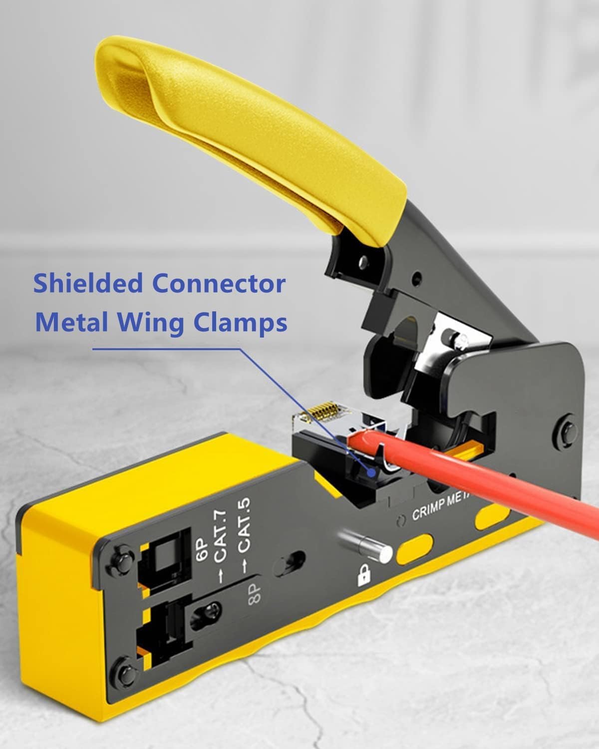 Passthrough Crimping Tool | Cat5/ Cat7 Passthrough Crimping Tool | Cat5/ Cat7