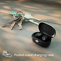 PHILIPS TAT1209BK/00 True Wireless Earbuds, in-Ear Active Noise Cancelling Bluetooth v5.3 Earphones with Mic, 18H Play Time, Shank Shape, IPX4, Touch Controls & Charging Case for iPhone/iPad (Black) PHILIPS TAT1209BK/00 True Wireless Earbuds, in-Ear Active Noise Cancelling Bluetooth v5.3 Earphones with Mic, 18H Play Time, Shank Shape, IPX4, Touch Controls & Charging Case for iPhone/iPad (Black)
