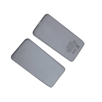 Power Bank Housing with Dual USB Output, Micro & Type-C Input, Not a power bank only Case (White)