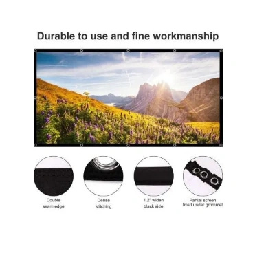 Projection Screen With Fixed-Frame , Anti-Creased , Imported High Gain Fabric,Diagonal, Supports Full HD 1080P, UHD-3D-4K Projection Screen With Fixed-Frame , Anti-Creased , Imported High Gain Fabric,Diagonal, Supports Full HD 1080P, UHD-3D-4K