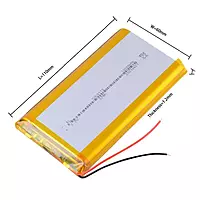 3.7V 10000mAh Lithium Polymer Battery Single Cell