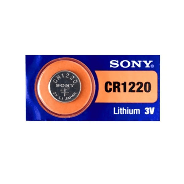 Sony CR-1220 Lithium Coin Cell Battery | 3V Voltage | Long-Lasting Power | Environmentally Friendly | High Capacity (Pack of 5)