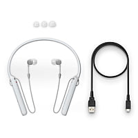 Sony WI-C400 Wireless Bluetooth in-Ear Neck Band with 20 Hours Battery (White)