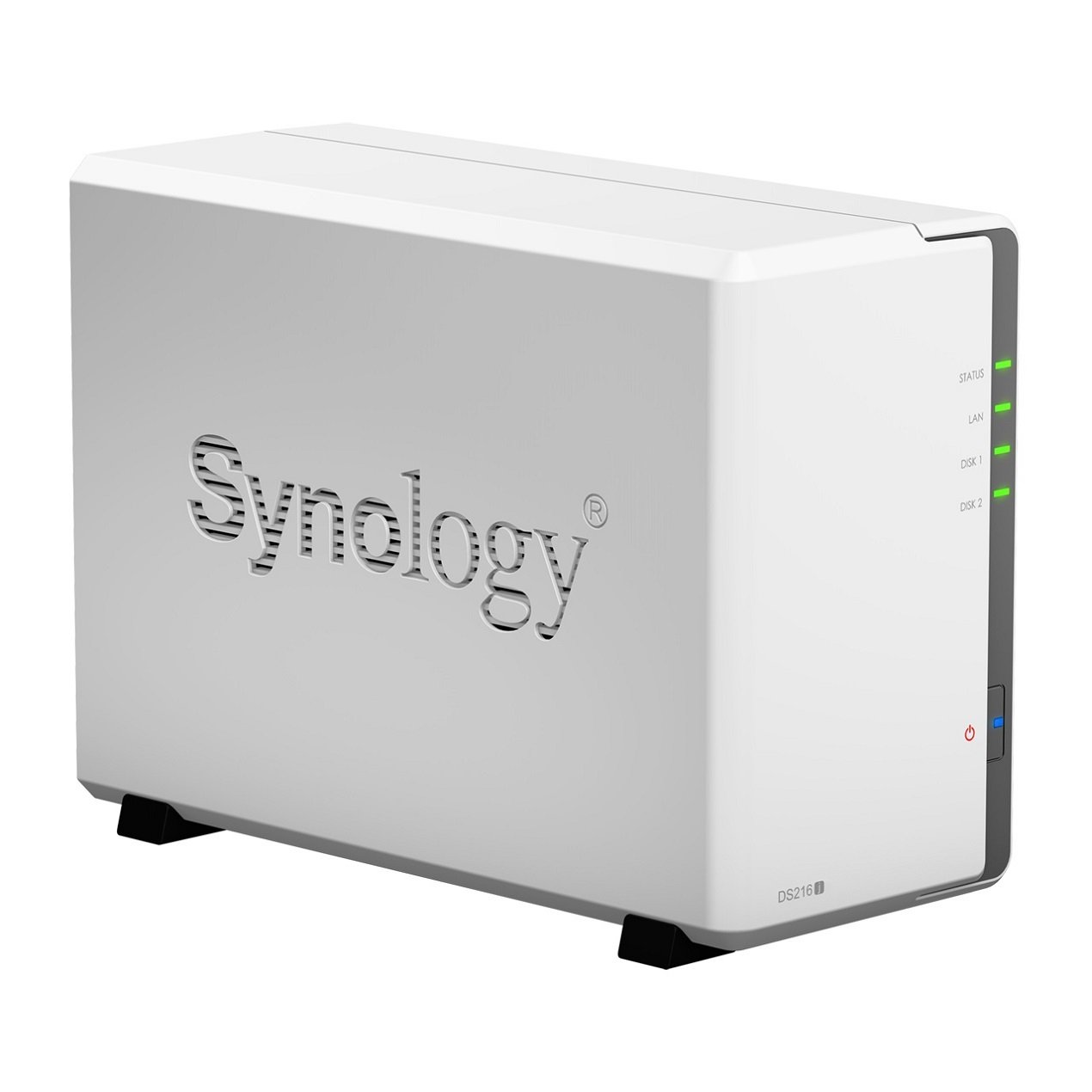 Synology DiskStation DS223J 2-Bay Network Attached Storage Enclosure Drive - White