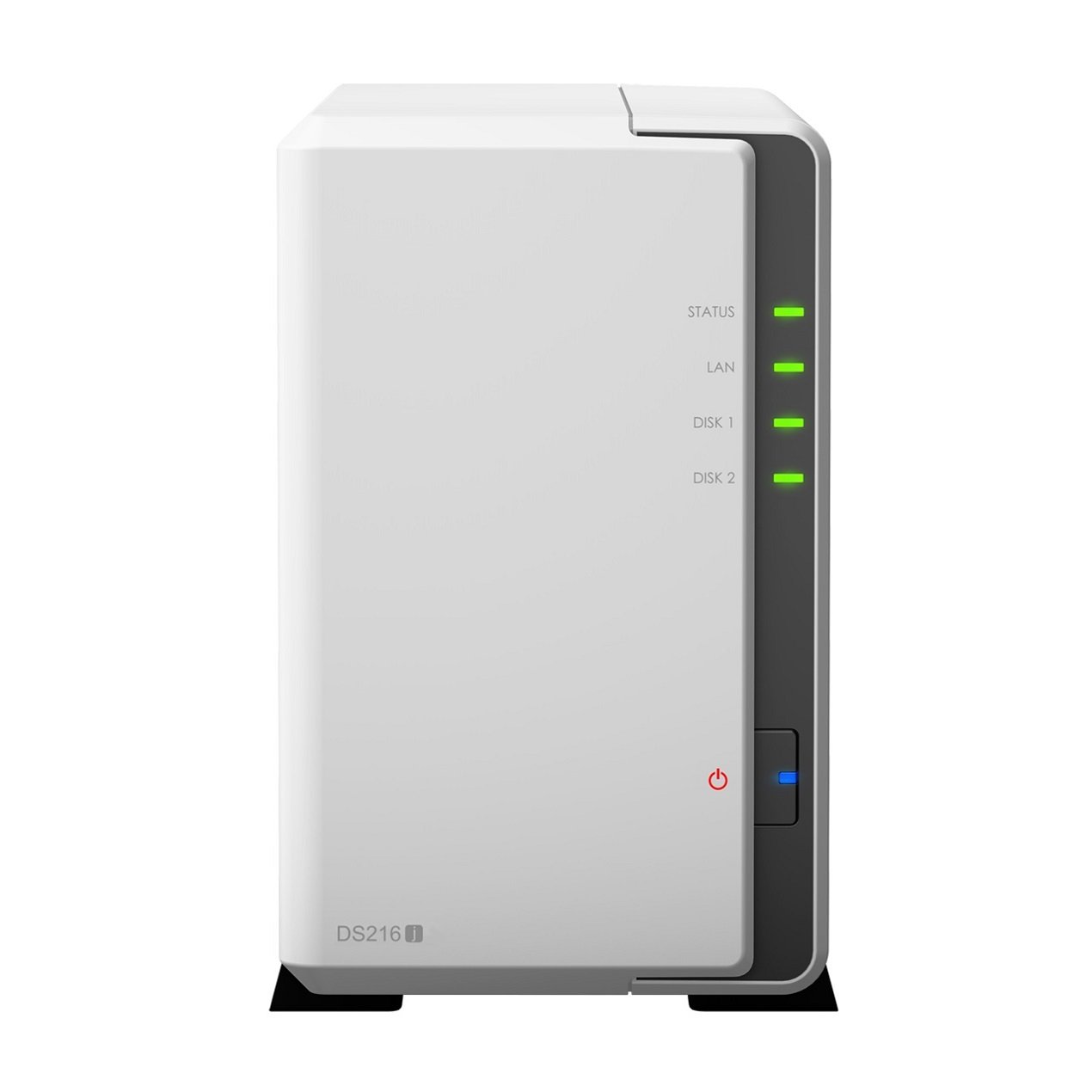 Synology DiskStation DS223J 2-Bay Network Attached Storage Enclosure Drive - White