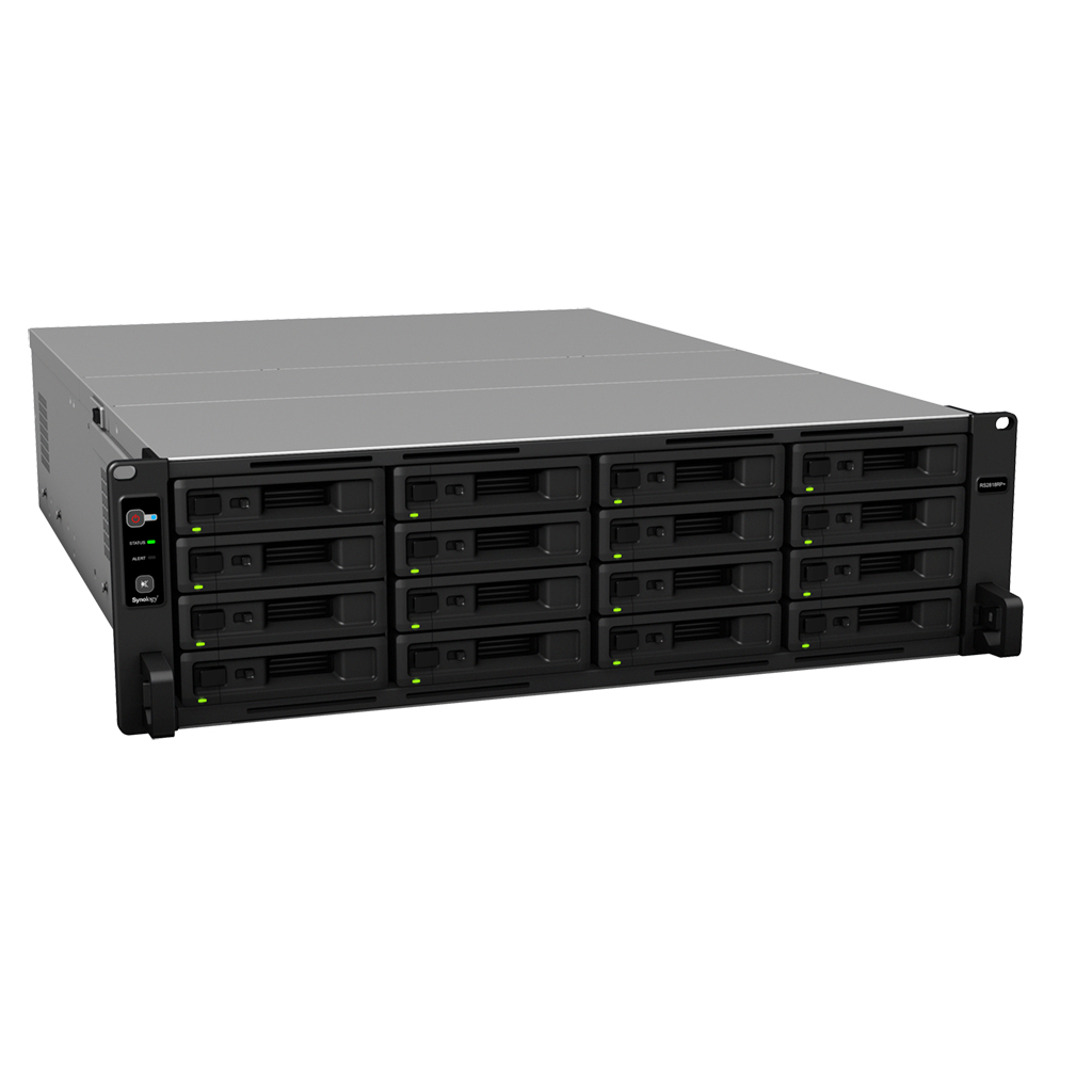 Synology RackStation RS2818RP+ 16-Bay NAS Server | Quad-Core CPU | 4GB DDR4 RAM | Scalable to 28 Bays | Ideal for SMB Backup & Virtualization