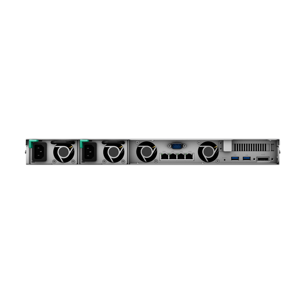 Synology RackStation RS818+/RS818RP+ | 4-Bay Rackmount NAS | Quad-Core CPU with AES-NI | 2GB DDR3 RAM (Expandable) | 10GbE Ready | 1099MB/s Read | SMB Storage Server