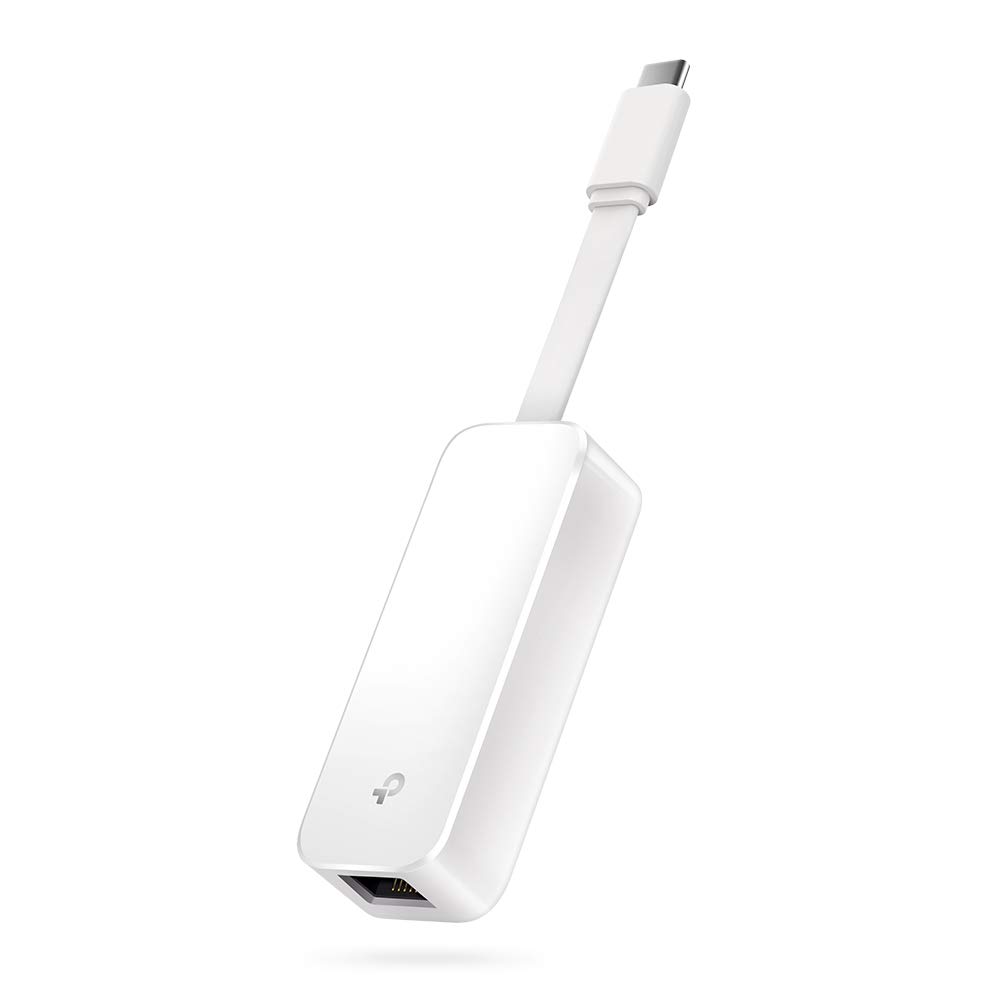 TP-Link UE300C USB Type-C to RJ45 Gigabit Ethernet Network Adapter/RJ45 LAN Wired Adapter for Ultrabook, Chromebook, Laptop, Desktop, Plug & Play, USB 3.0 (White)