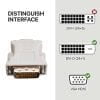 DVI 24 +1 Pin DVI to VGA Male to Female Video Converter Adapter Compatible with PC Laptop for Graphics Cards, Computer, HDTV, Monitor DVI 24 +1 Pin DVI to VGA Male to Female Video Converter Adapter Compatible with PC Laptop for Graphics Cards, Computer, HDTV, Monitor
