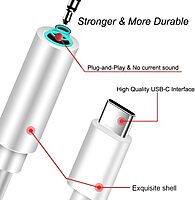 Type-C & Lightning to 3.5mm Jack Audio Adapter – Headphone Connector Cable for iPhone, Android, and USB-C Devices Type-C & Lightning to 3.5mm Jack Audio Adapter – Headphone Connector Cable for iPhone, Android, and USB-C Devices