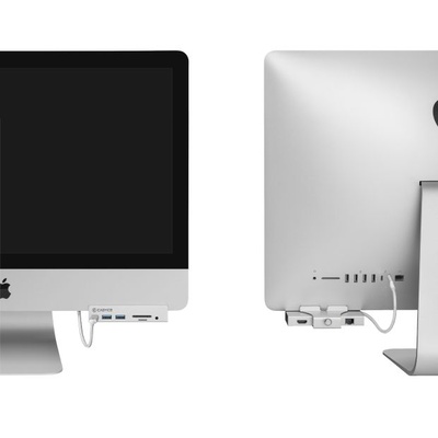 USB-C CLAMP-FIT DOCKING STATION (USB-C 3.1 Female uplink : HDMI Female x 1, USB 3.0 ports Female x 2, SD Card Slot x 1, Micro-SD Card Slot x 1) USB-C CLAMP-FIT DOCKING STATION (USB-C 3.1 Female uplink : HDMI Female x 1, USB 3.0 ports Female x 2, SD Card Slot x 1, Micro-SD Card Slot x 1)