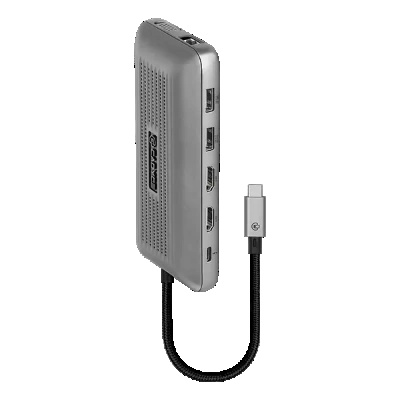 USB-C Dual 4K HDMI & VGA Docking Station