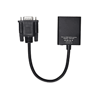 VGA to HDMI Converter with Audio & USB Power, Full HD 1080p Video Adapter for Laptop, PC to HDTV, Monitor, Projector – (VGA Male to HDMI Female) VGA to HDMI Converter with Audio & USB Power, Full HD 1080p Video Adapter for Laptop, PC to HDTV, Monitor, Projector – (VGA Male to HDMI Female)